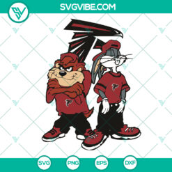 Looney Tunes Hip Hop Atlanta Falcons SVG, perfect NFL football team gift for fans, digital design.