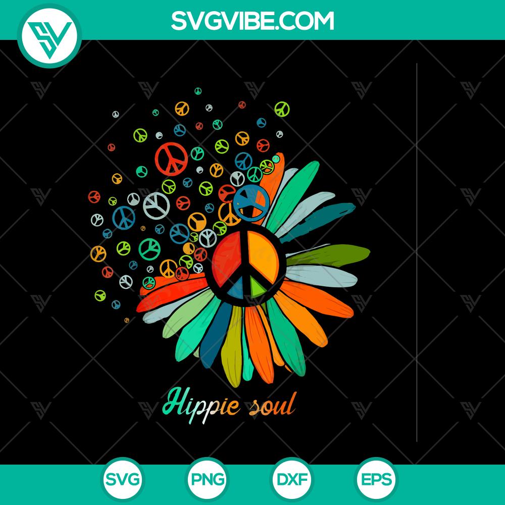 mockup-49521597.jpg Hippie soul flower peace sign PNG bundle with colorful designs for flower lovers, instant download.