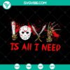 Jason Voorhees horror movie character SVG design for instant download, perfect for horror movie fans and Halloween crafting projects.
