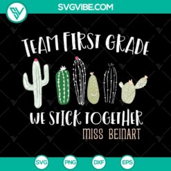 Team First Grade SVG Shirt | Back to School Gift | School Pride | Teacher Shirt