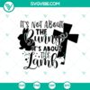Cute kids Easter SVG featuring "It's About the Lamb" design, perfect for Easter crafts and decorations.