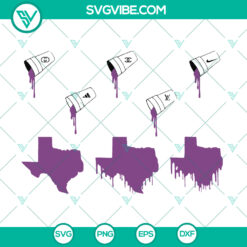Double Cup Dripping Texas Logo Chanel Nike Louis Vuitton Gucci Brand SVG - Instant Download, trendy luxury fashion logos in SVG format.