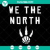 Vintage Toronto Raptors basketball SVG cut files with "We The North" design, perfect for instant download. Great for basketball fans and crafts.