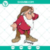 Grumpy Snow White Dwarf SVG design - Trending Disney movie character, ideal for crafting projects.