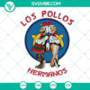Los Pollos Hermanos SVG logo inspired by Breaking Bad, featuring a Spanish pop-up fast food restaurant design.