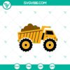 Construction theme birthday party shirt with "Digging It Construction Crew" design for instant download. Vibrant and fun kids' shirt.