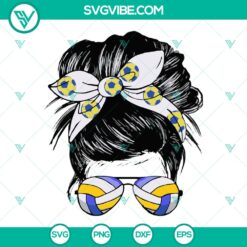 Volleyball Mom PNG Design - Momlife Volleyball Vibes Season - Instant Download