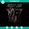 Motley Crue band vintage 1987 Glendale Auditorium rock SVG cut files - instant download for digital product.