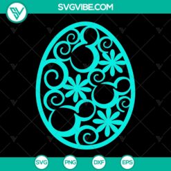 Swirling mouse Easter egg SVG PNG for Cricut, ideal for Easter crafts. Download now.