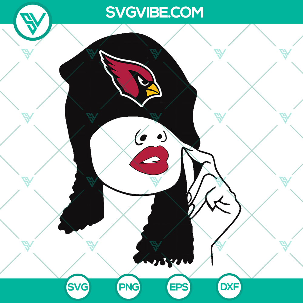 mockup-612890716.jpg Arizona Cardinals Fangirl SVG for Black Girl Super Bowl fans. Ideal NFL-themed design for football supporters.