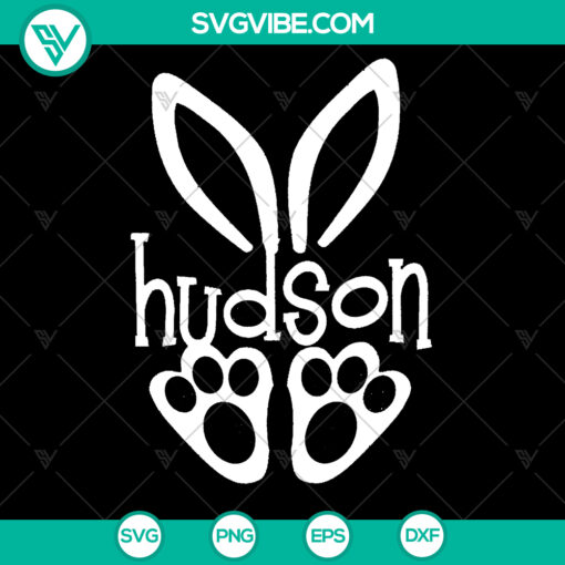 Easter Bunny Monogram SVG for digital cut files. Instant Download. Perfect for Easter crafts and DIY projects.