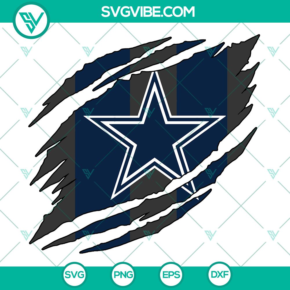 mockup-620095090.jpg Dallas Cowboys NFL torn SVG featuring football teams design perfect for Super Bowl fans, instant download available.