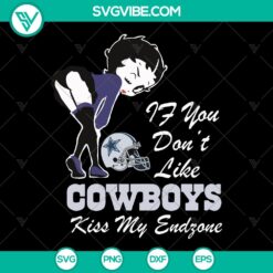 Dallas Cowboy Betty Boop SVG featuring NFL football helmet, ideal for sports fans. Instant download design for digital use.