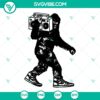 Bigfoot themed SVG bundles for radio and music designs, digital cut files for download.