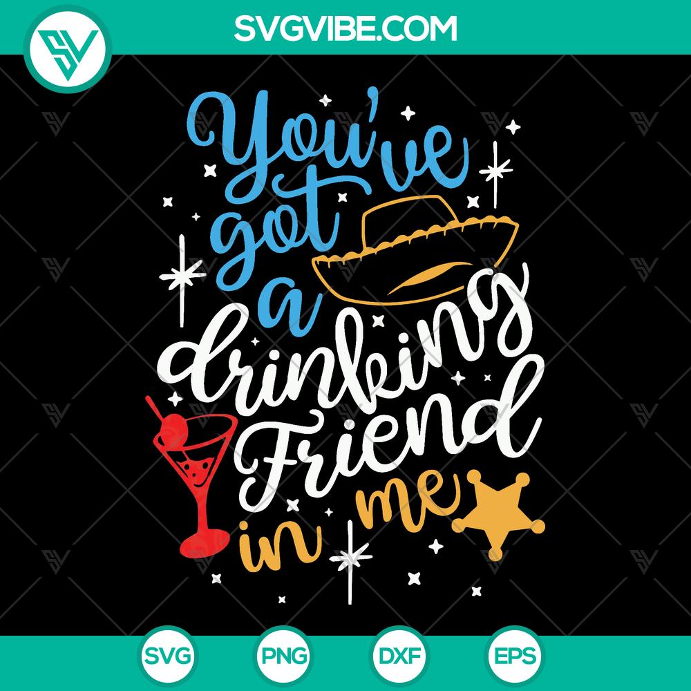 Toy Story Woody Drinking Friend SVG – Disney Drinks Cut File Toy Story Woody Drinking Friend SVG, perfect for Disney fans. Ideal for cutting files and crafting.