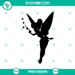 Tinkerbell Pixie Dust SVG cut file with a free magical fairy dust design for crafting projects. Premium quality vector graphic.