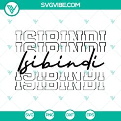 Isibindi Team Spirit SVG Cut File - High School Mascot Logo for Cricut &amp; Silhouette - Instant Download