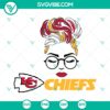 Kansas City Chiefs girl NFL SVG design, perfect for football fans. Instant download for crafting projects.