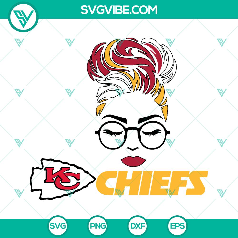 mockup-648135592.jpg Kansas City Chiefs girl NFL SVG design, perfect for football fans. Instant download for crafting projects.