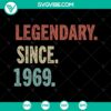 Retro vintage Brother Sister SVG for 50th birthday 1969 celebration. Instant download with a legendary design. Great for party decor.