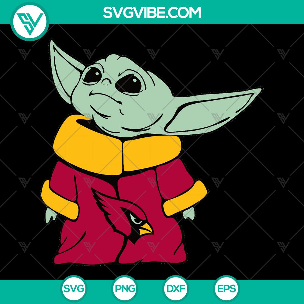 mockup-658233810.jpg Arizona Cardinals NFL Baby Yoda Svg with Football Teams Logo, featuring cute Baby Yoda wearing Arizona Cardinals gear. Perfect for fans!