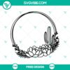 Cactus wreath SVG cut file for free download. Perfect for DIY crafts, home decor, and projects. Vibrant and trendy design.