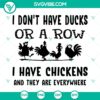 Chickens Everywhere SVG for chaotic animal lovers, instant download.
