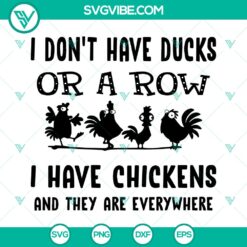 Chickens Everywhere SVG - Instant Download for Chaos-Loving Animal Lovers