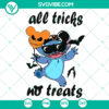 All Tricks No Treats Halloween SVG featuring Disney Stitch lover gift, perfect for a funny Halloween shirt, instant download.