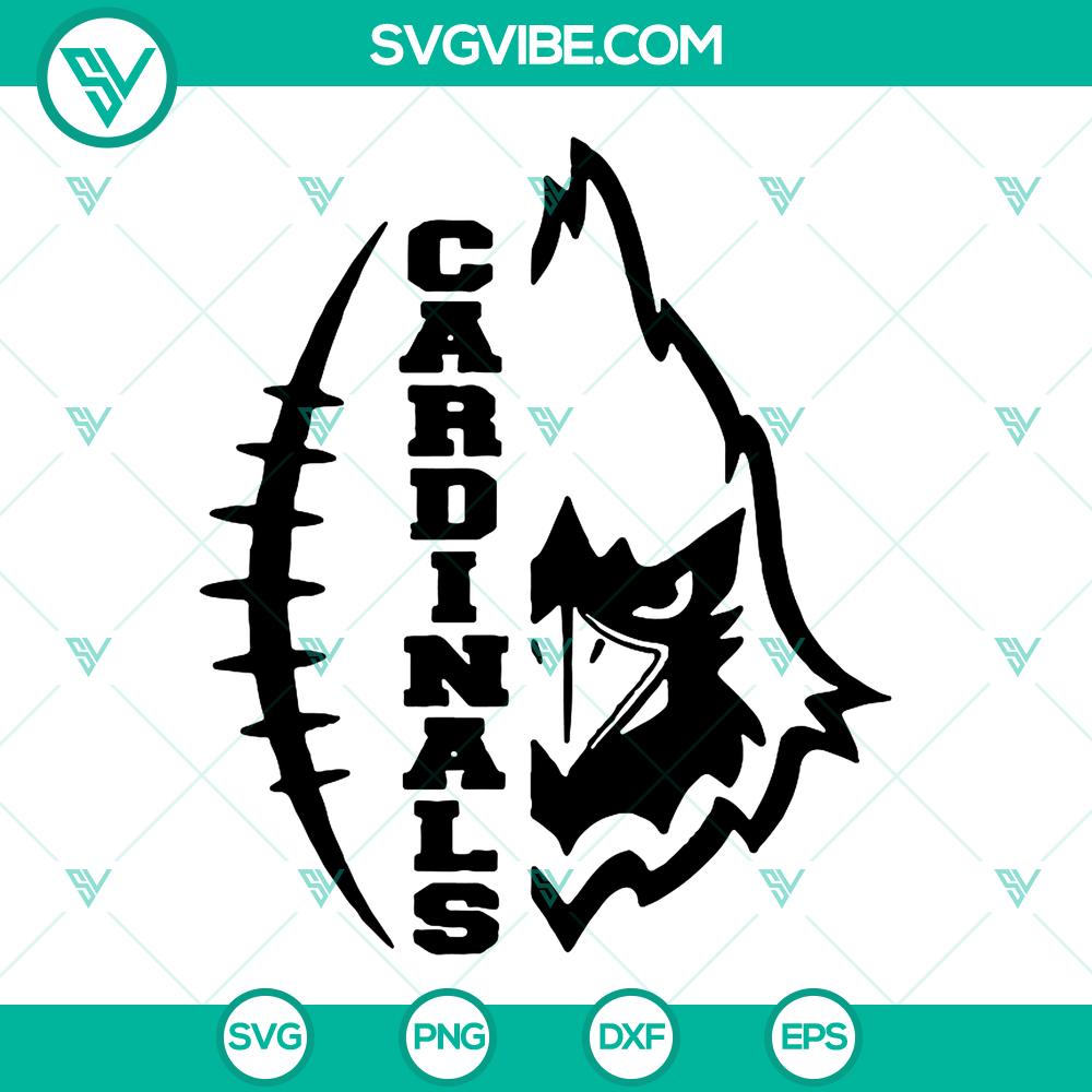 mockup-692510250.jpg Cardinals football SVG cut file with PNG silhouette digital design for crafting projects.
