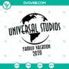 Universal Studios Family themed SVG cut file, ideal for instant download. Great for scrapbooking and crafts.