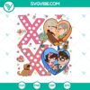 Disney Carl & Ellie Valentine’s Day SVG, DXF, EPS, PNG Files featuring cute character illustrations perfect for crafting projects.