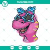 Pink dinosaur sublimation printables - Instant Download, cute dino designs for crafting, kids' decor, and apparel.