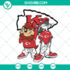 Looney Tunes Hip Hop Kansas City Chief SVG featuring a unique design for NFL football team fans. Perfect logo gift for Chiefs supporters.