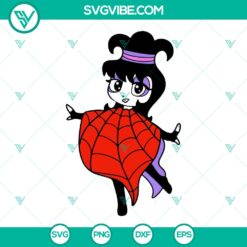Creepy baby Lydia from Beetle Juice movie inspired SVG design for Halloween, instant download.
