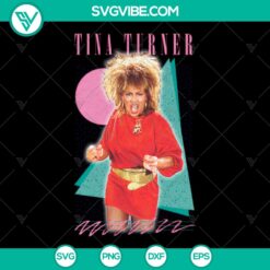 Brother Sister Tina Turner 80s Style Retro Fan Art SVG Design - Instant Download
