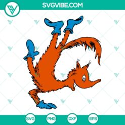 Fox in Socks SVG files for Silhouette & Cricut designs, instant download - playful and versatile craft designs for cutting machines.