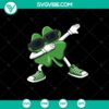 Funny young clovers shamrock dab dance SVG, perfect St. Patrick's Day cut files for crafting projects.