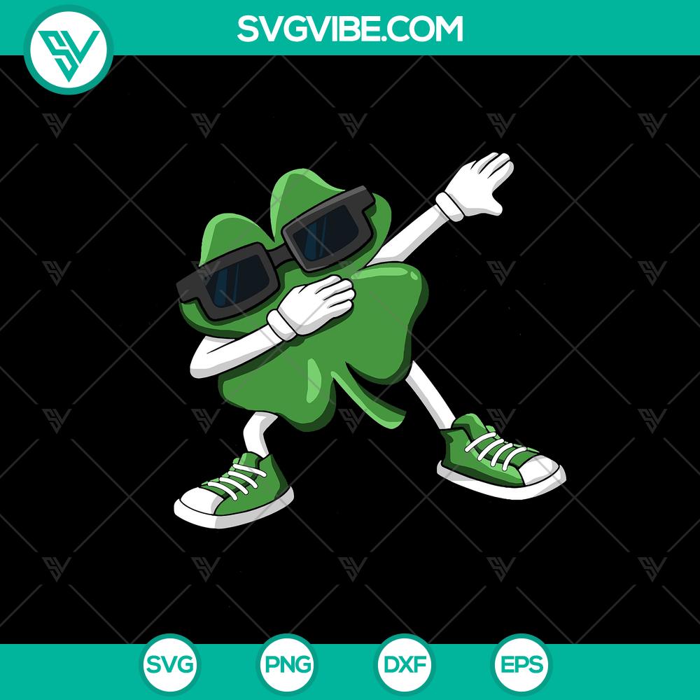 mockup-75161010.jpg Funny young clovers shamrock dab dance SVG, perfect St. Patrick's Day cut files for crafting projects.