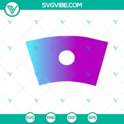 Starbucks Venti Cold Cup logo cutout template for 24 oz cup - DIY download file for crafting.