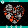 Star Wars Valentine's Day heart galaxy t-shirt design with instant digital download - perfect for fans with a romantic side.
