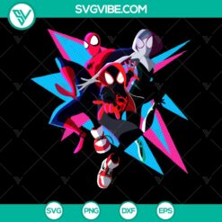 Spider Man SVG - Into The Spider-Verse Minimalist - Instant Download