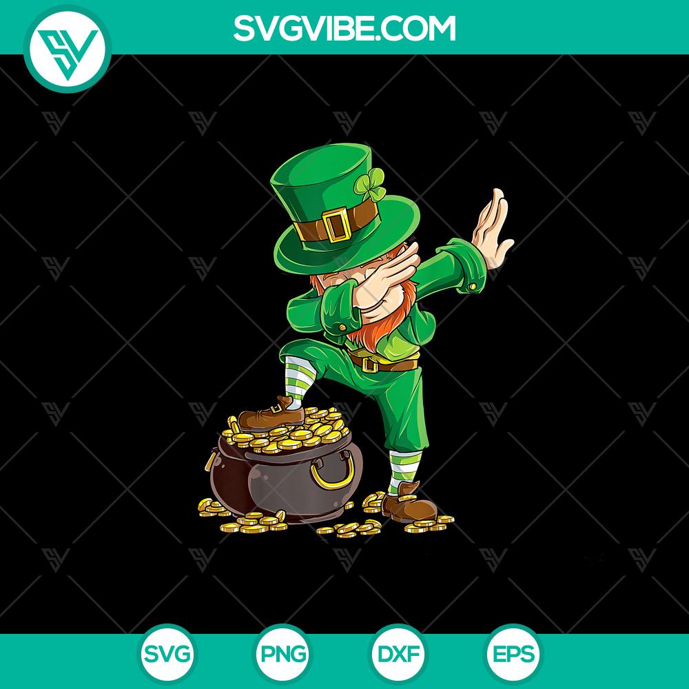 mockup-790479953.jpg St. Patrick's Day Dabbing Leprechaun SVG Bundle for instant download. Perfect for holiday craft projects.