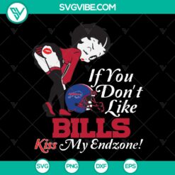 Buffalo Bills NFL Betty Boop Super Bowl Team SVG, featuring a fun design with football and Betty Boop elements. Perfect for fans!