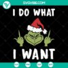 Santa Grinch gift schedule SVG with cute Merry Christmas design for instant download - perfect for holiday shirts and hats.