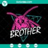 Brother Sister SVG Brother Moth Meme Instant Download: Funny siblings design with moth meme theme for digital crafting projects.