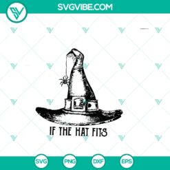 Witch hat Halloween SVG design for instant download, perfect for witches' Halloween projects.