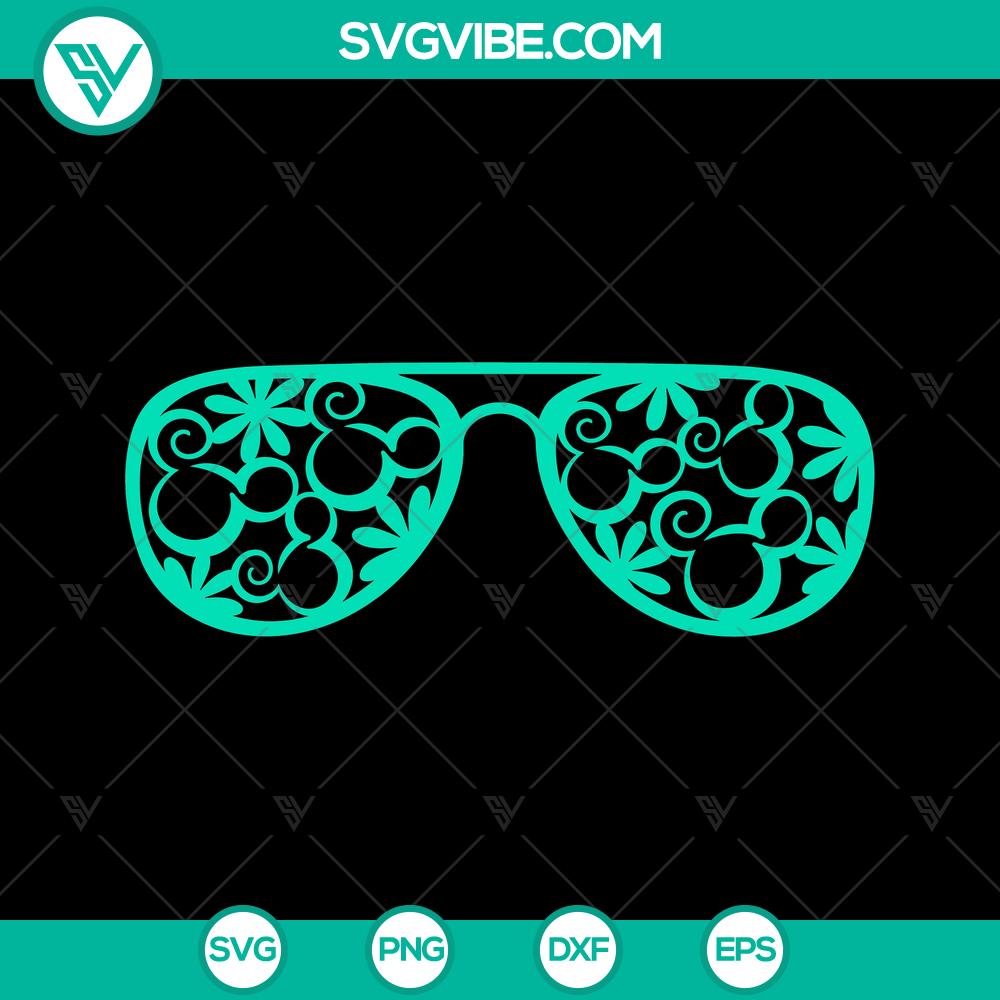 mockup-829178181.jpg SVG and PNG cut file of sunglasses, mouse ears, beach ball for Cricut. Summer-themed design for crafting.