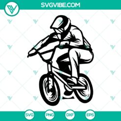 BMX rider clipart design 83 SVG cut file with instant download feature for digital projects.