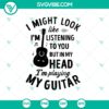 Guitar Lovers SVG digital download for enthusiasts and players, featuring unique guitar-themed design elements.